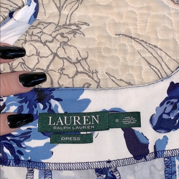 RALPH LAUREN PLEATED PANEL DRESS WITH POCKETS!! - Picture 3 of 4